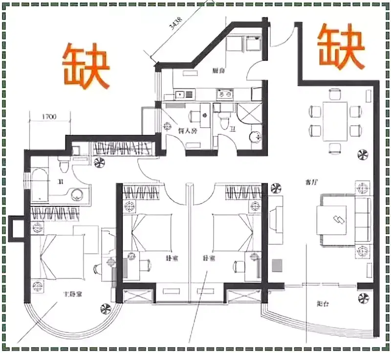 風水中房屋的「缺角」說法，如何化解