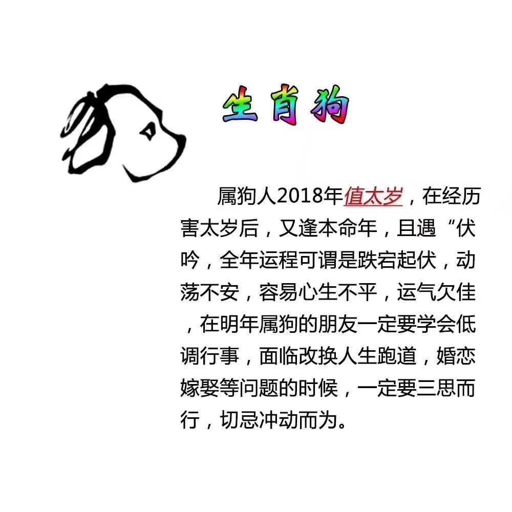 想知道2018年你犯太歲嗎?