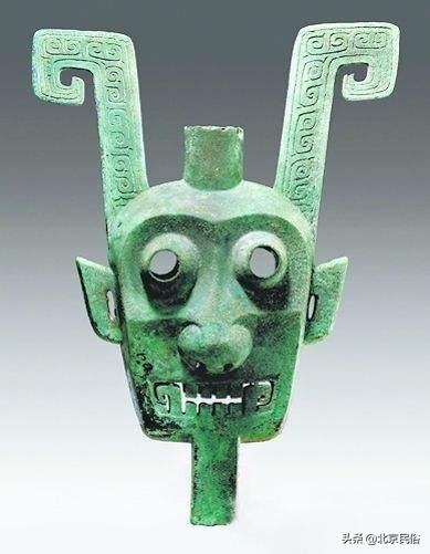 哪吒降世，運用古蜀青銅面具原型，面具原始用途的謎題至今未解