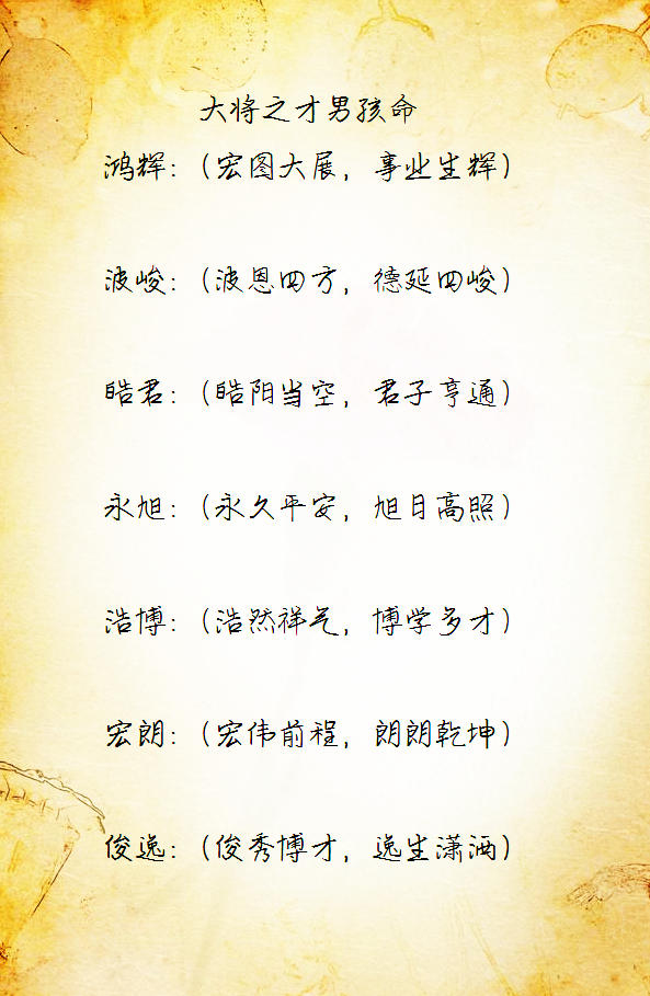 好名字伴好運，好運利一生 你家寶寶的名字好嗎？