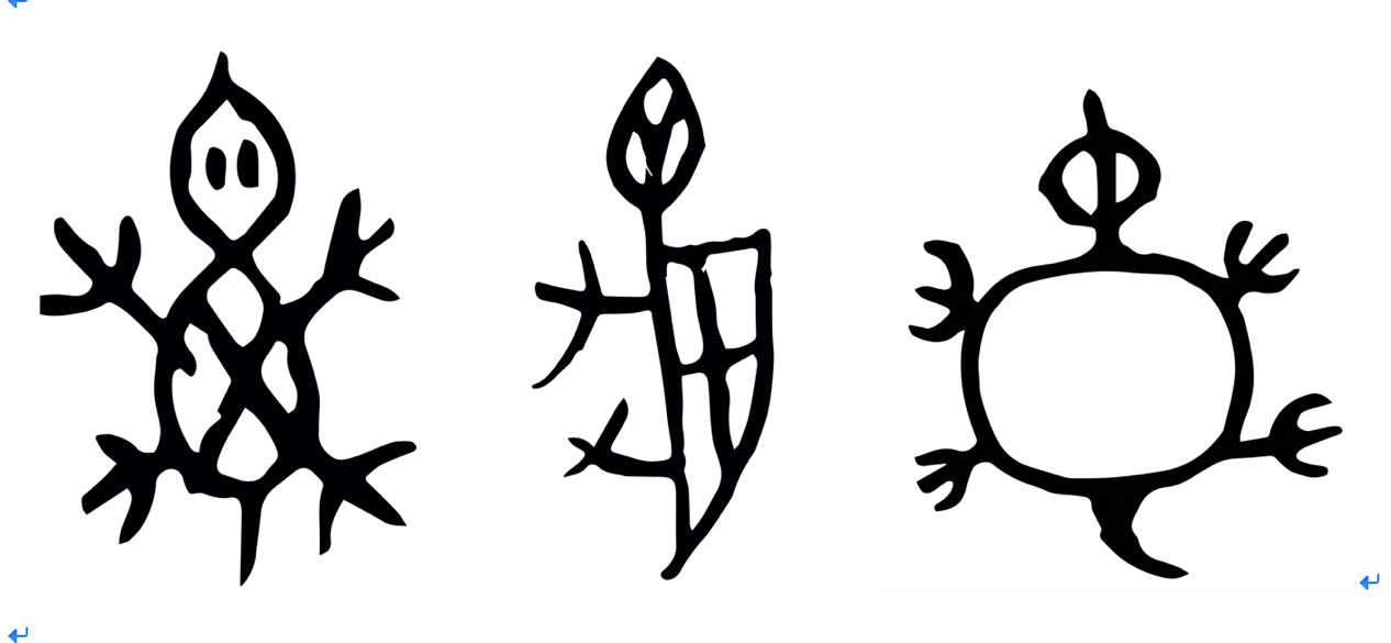 這些甲骨文畫的真的太像了，一看就知道是什麼字