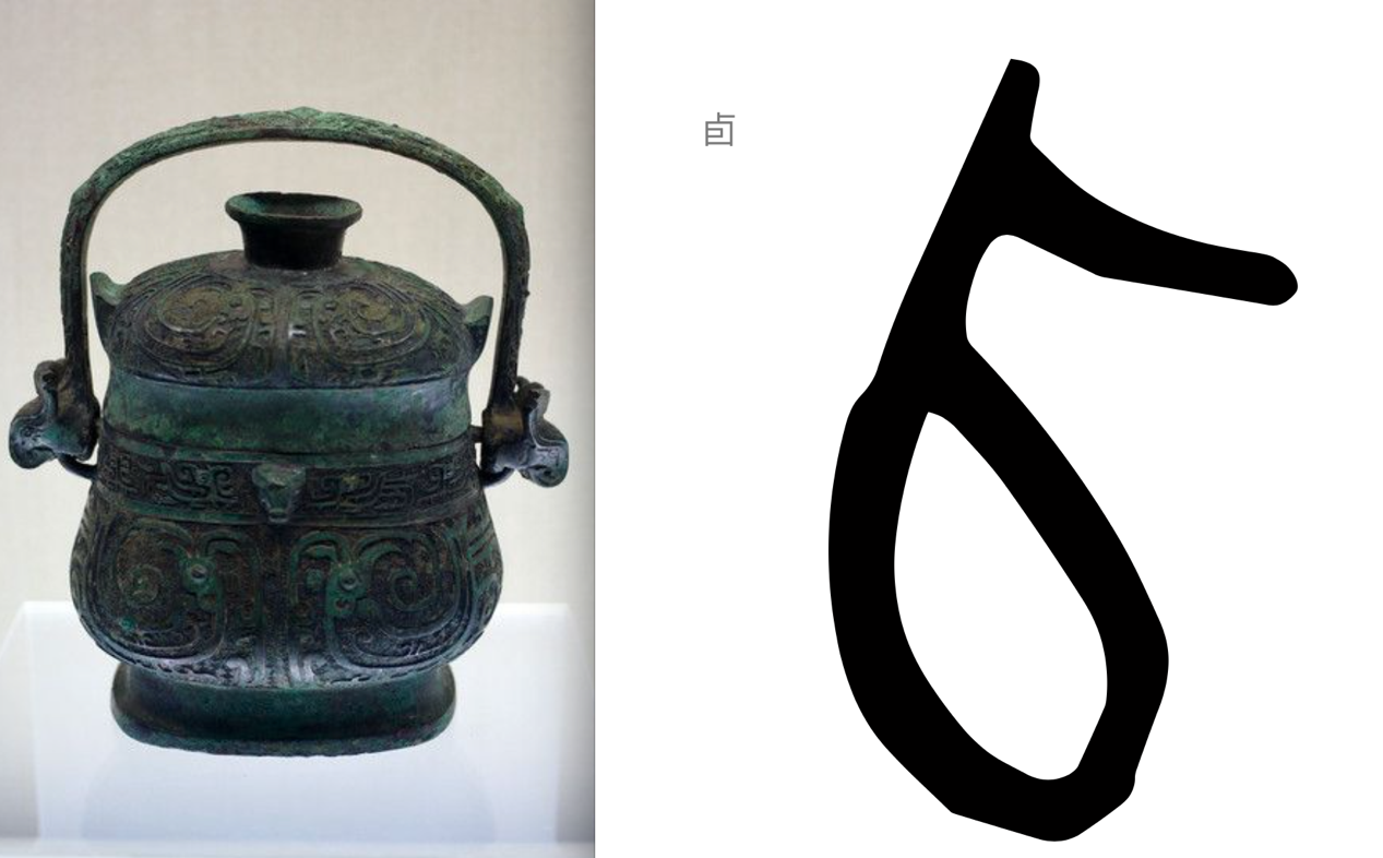 這些甲骨文畫的真的太像了，一看就知道是什麼字