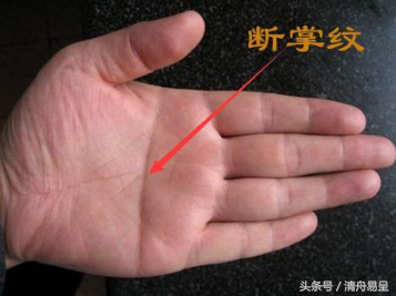 男人斷掌手相算命，解析斷掌手相中的獲利紋和私利紋