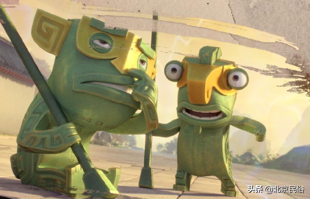 哪吒降世，運用古蜀青銅面具原型，面具原始用途的謎題至今未解