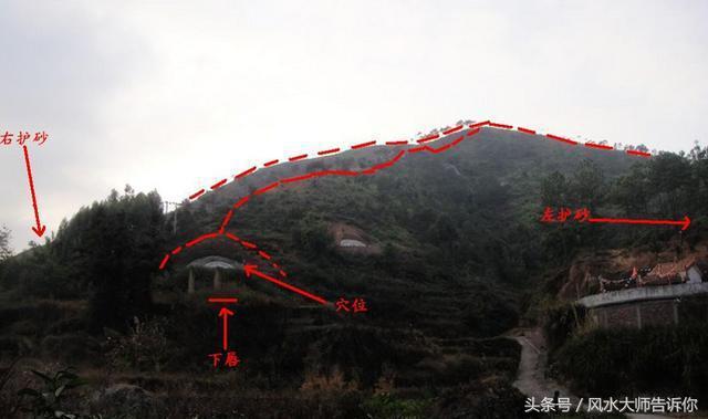 在農村給人選墳墓，後人大富大貴，風水先生都服
