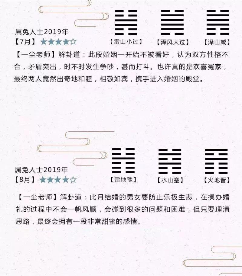 2019年哪些月份適合生肖兔結婚