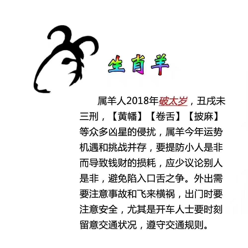 想知道2018年你犯太歲嗎?