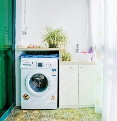 陽台洗衣機的擺放位置