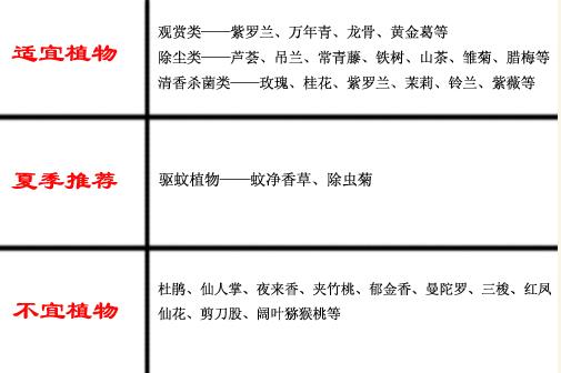 夏季風水植物的吉凶象徵