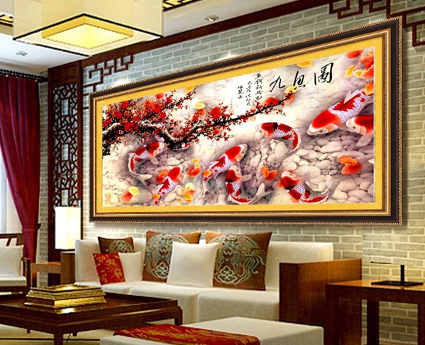 客廳掛放十字綉風水有哪些講究