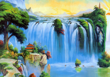 山水畫改變家中風水