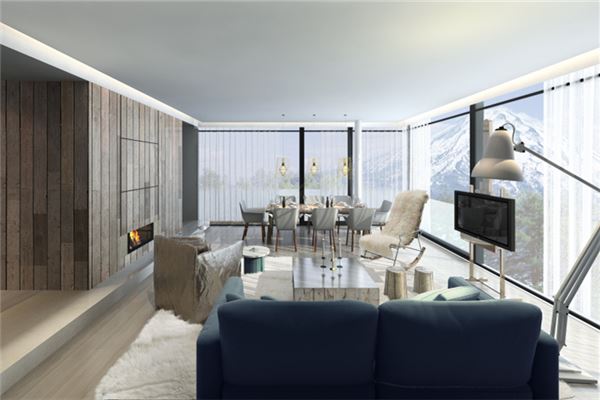 客廳能不能對著廚房