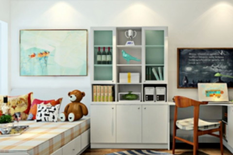 讓人眼前一亮的書房布局