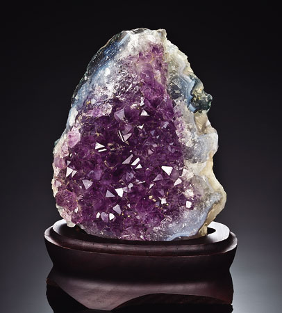 風水鎮宅物紫水晶洞