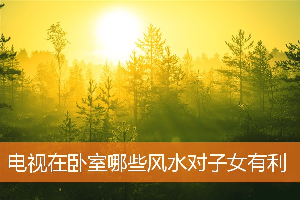 電視在卧室哪些風水對子女有利