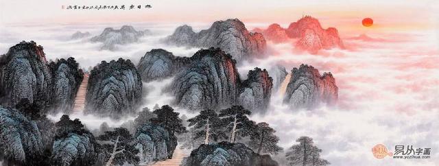 老闆辦公室背景牆掛什麼畫好