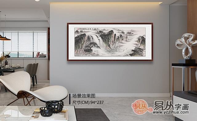 老闆辦公室背景牆掛什麼畫好