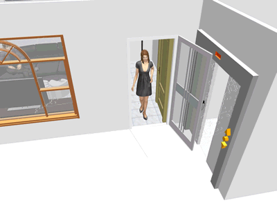 大門和電梯門互疊風水化解方法