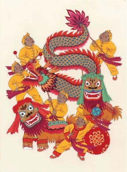 忠勇仁義皇家貴氣 舞龍虎師的顏色寓意