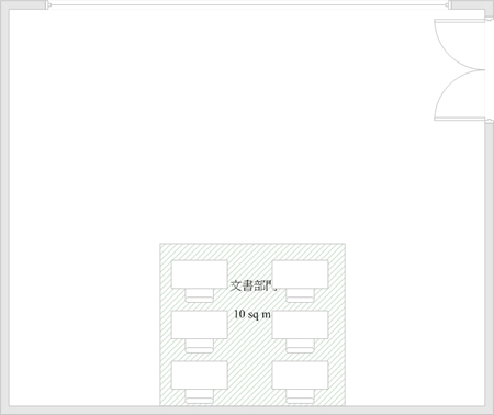 文書部辦公室風水布局與方點陣圖