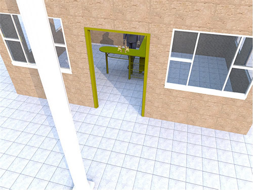 公司大門正對柱子的化解方法