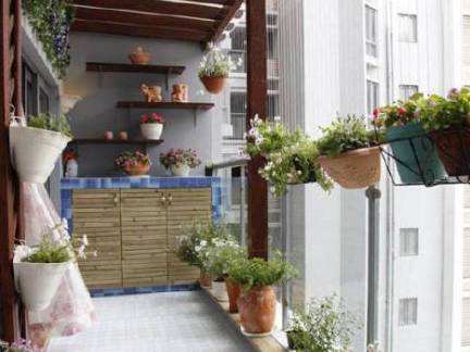 陽台盆栽擺放設計圖