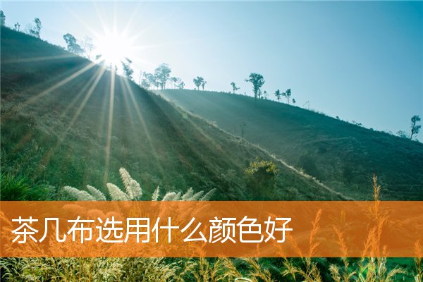 茶幾布選用什麼顏色好