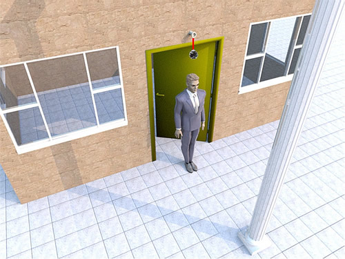 公司大門正對柱子的化解方法