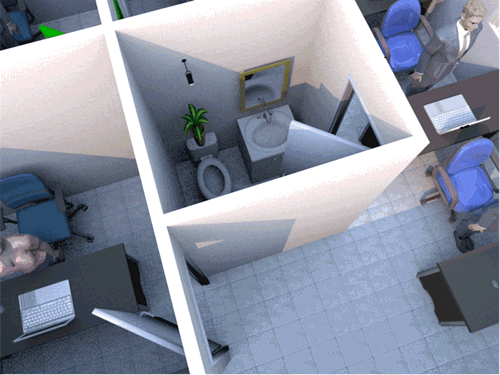 辦公室廁所居中的化解方法