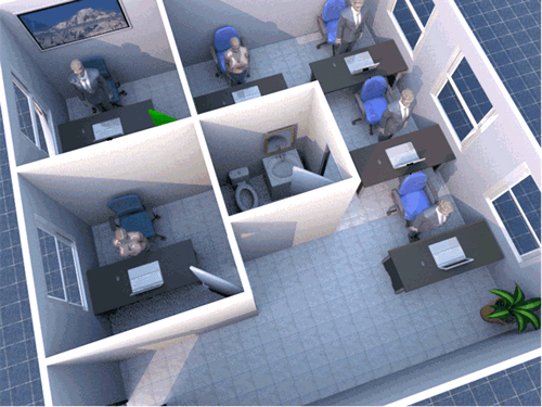 辦公室廁所居中的化解方法