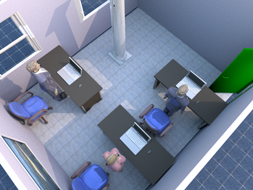 辦公桌正對柱子化解方法