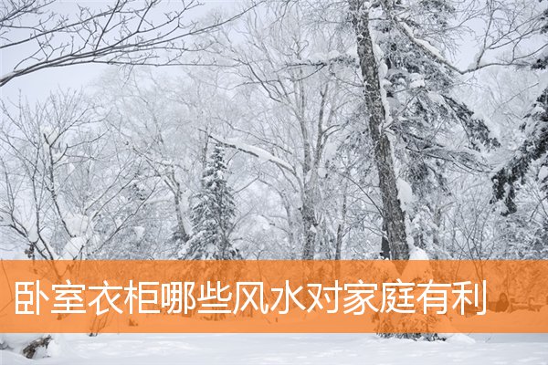 卧室衣櫃哪些風水對家庭有利