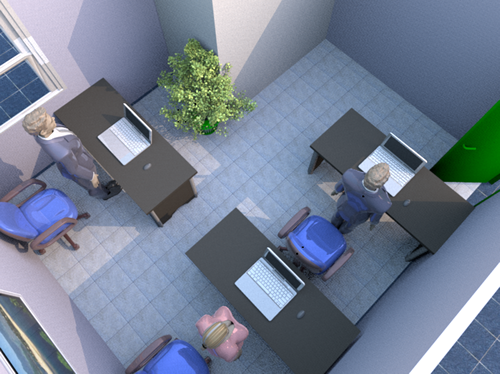 辦公桌正對壁刀的化解方法