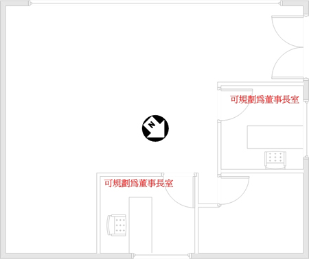 老闆辦公室風水布局與方點陣圖
