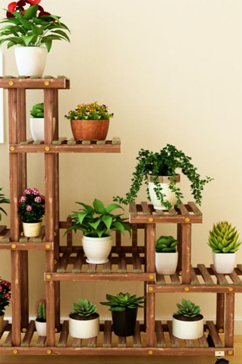 陽台盆栽擺放設計圖