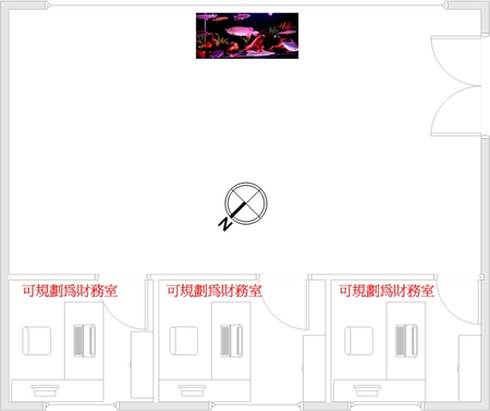 財務辦公室風水布局與方點陣圖