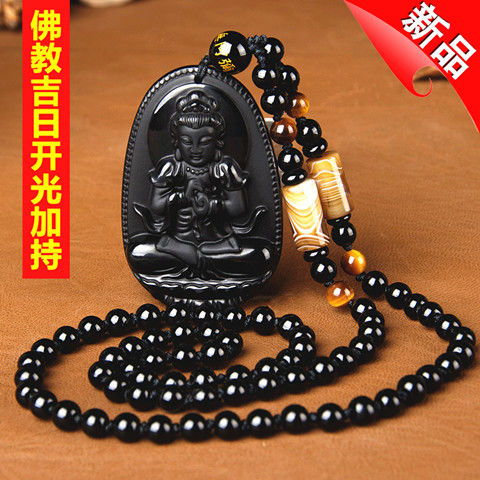 黑曜石本命佛項鏈能買幾個嗎,同時使用兩件黑曜石吊墜可以嗎