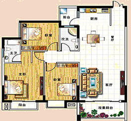 東邊套南北通戶型風水布局,南北通透房風水如何,或如何改格局?