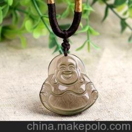 冰種黑曜石本命佛吊墜保養,冰種黑曜石掛件怎麼樣保養或消磁