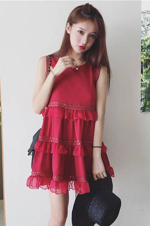 本命紅色少女連衣裙,本命年穿紅色裙子可以嗎?