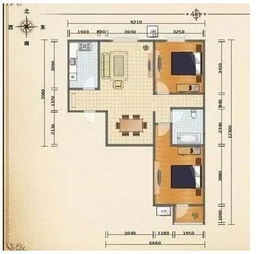直筒戶型風水布局,求大師看這戶型格局風水怎麼樣,按圖上北下南左西右東