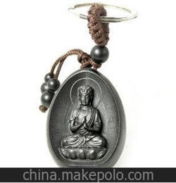 最靈的本命佛鑰匙扣,本命佛黑曜石可以放附身符里掛鑰匙扣上嗎