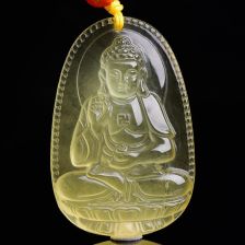 淘寶黃水晶本命佛是真的嗎,淘寶黃水晶吊墜1000多塊錢的是真的嗎