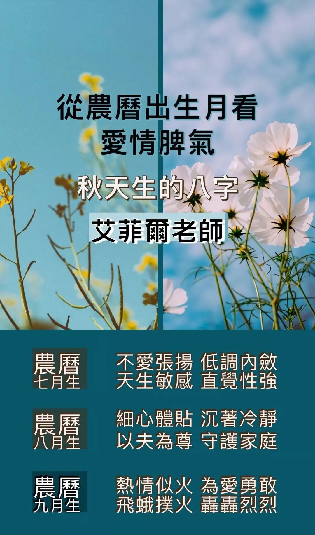 神准！農歷出生月看你的【愛情脾氣】