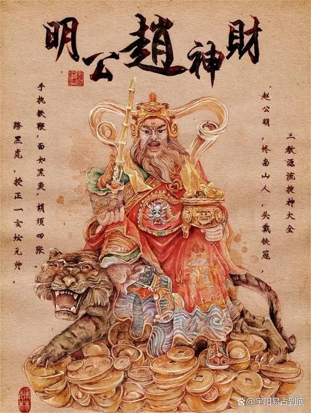 今天是壬寅年初五,快來迎財神趙公元帥
