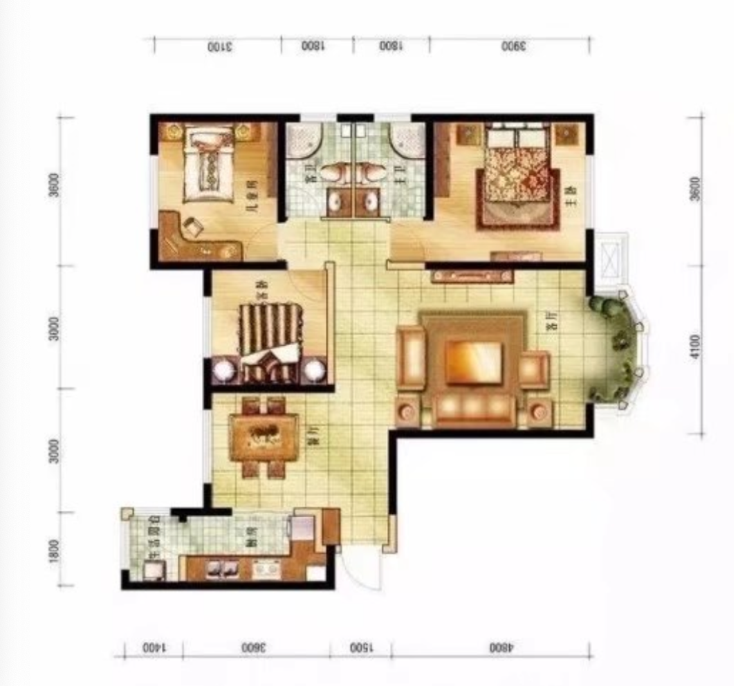 風水知識——房子戶型六種煞