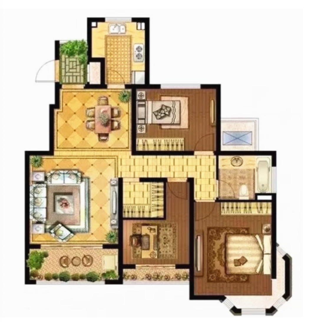 風水知識——房子戶型六種煞